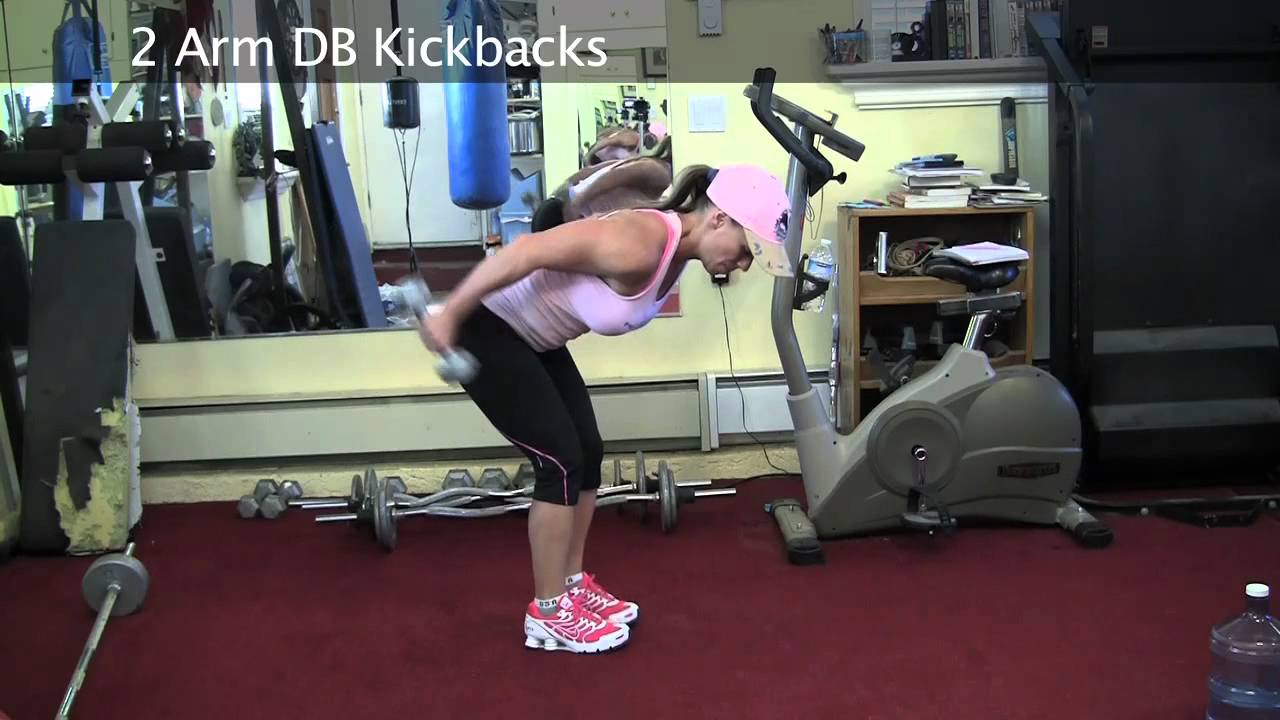 Female Bodybuilder Clifta's TRICEPS Workout Part 2 of 2