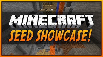 Minecraft Seeds: "Diamonds on Surface" - (Exposed Stronghold, Mineshaft, Ravine at Spawn)