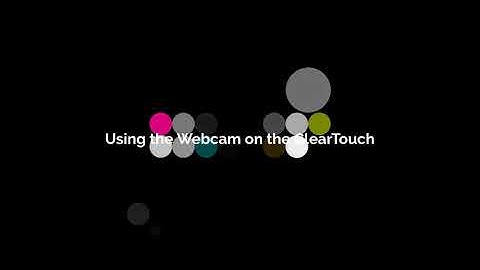 Setting up Webcam with ClearTouch