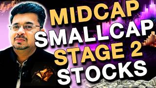 Nifty Elliott Wave Analysis. Midcap Smallcap Stage 2 Stocks.