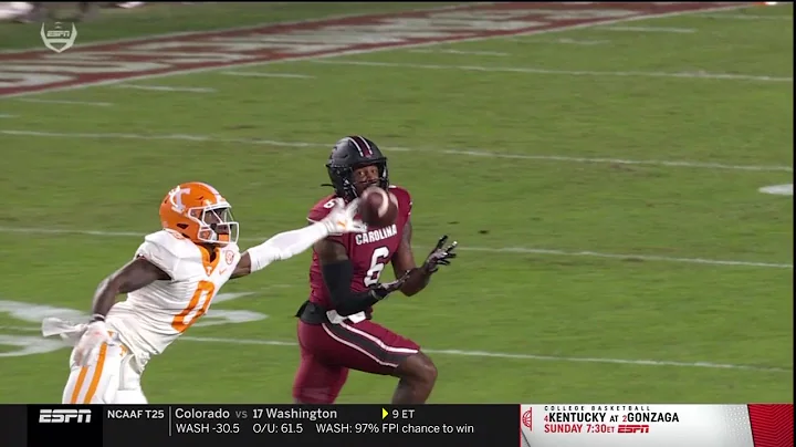 2022 USC vs Tennessee - Josh Vann 60 Yd Touchdown ...
