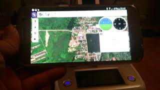 custom build - Qground Control mobile - FS-I6s test ( connected as a joystick )
