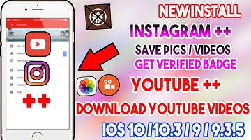 New Install YouTube++ Cercube 4.0.9.5/Instagram++ Free (NO JAILBREAK) iOS 10/10.3/9 iPhone/iPod/iPad