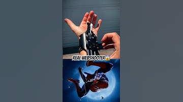 The Worlds first real Webshooter!! #webshooter #spiderman #webshooters #shortshorts #spidermantoy