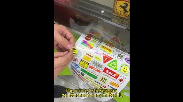 All color label sticker printer ! only 1800 dollar |roll to roll color label sticker print