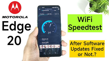 Moto Edge 20 Wifi Signal test After Software Updates Clearly Explained 🔥🔥🔥