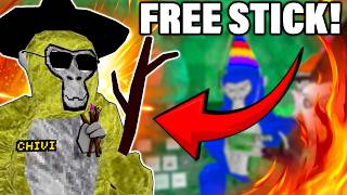 I FINALLY GOT THE STICK IN GORILLA TAG! (Stickpocalypse Event)