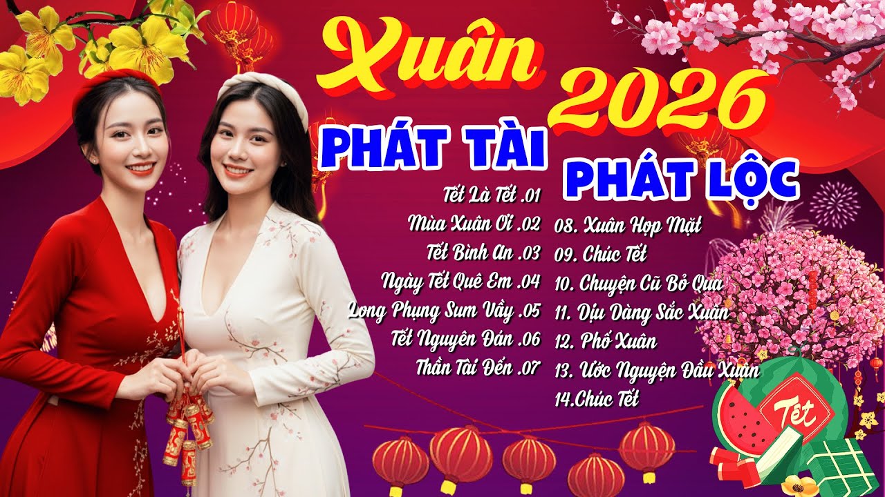 Tết Là Tết - Nhạc Tết 2026 Remix Hay Nhất 🎵 LK Nhạc Xuân Remix Bật Lên Là Xuân Về, Đón Lộc Đầu Năm