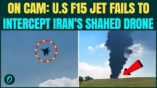 US F-15 Jet Vs Iran’s Shahed Drone| CHILLING VIDEO Shows Iranian Drone FOOLING US Fighter Jet  screenshot 2