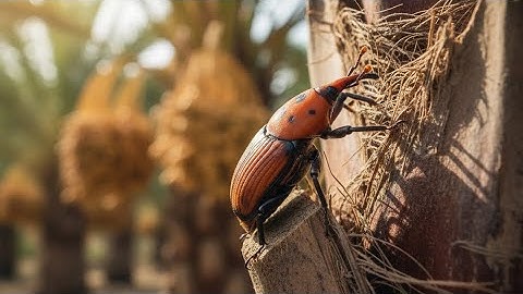"Life cycle of the red palm weevil"