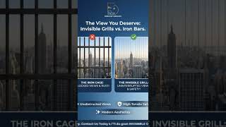 Invisible Grills: High-Tensile Safety Meets Uninterrupted Urban Views 🏙️🛡️