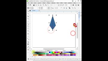 Star Logo Design in CorelDraw | Shorts No.43 #Shorts