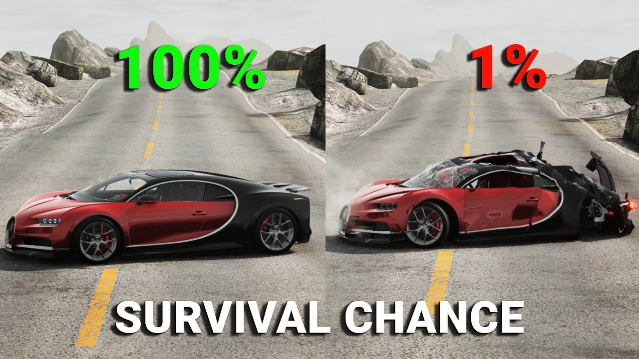 Realistic Survival Chance Crashes #7 | BeamNG.drive
