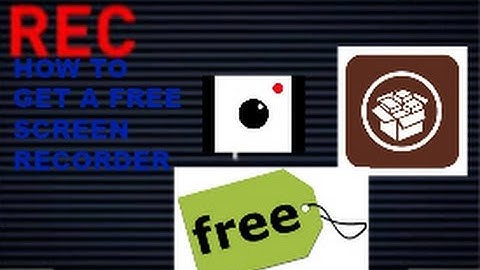 How to get a free screen recorder for iphone (jailbreak needed)