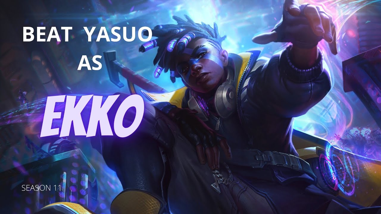 Highlight: How to beat yasuo as ekko with a high ping in silver League Of Legends