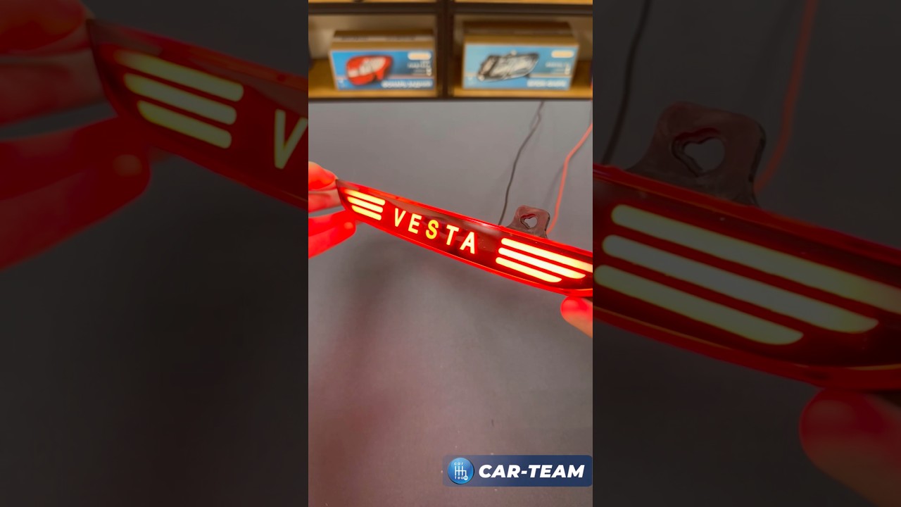 🔥🔥Хит продаж!🔥🔥Фонарь противотуманный (ПТФ) LED c надписью "Vesta" в задний бампер