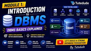 Module 1: Introduction to DBMS | DBMS Basics Explained | By Tutedude