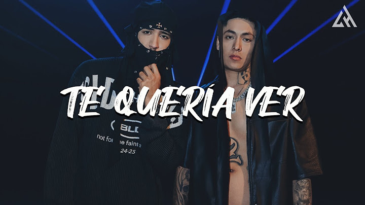Alemán, Neton Vega - Te Quería Ver (Letra)