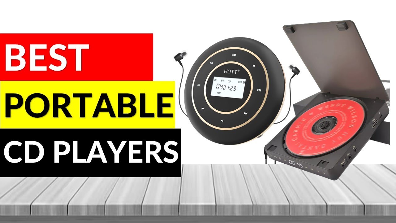  Portable CD Player with Rechargeable Battery - August