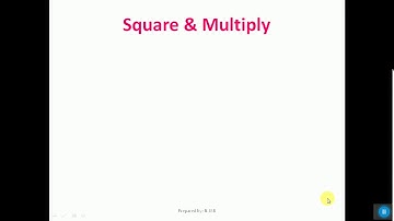 Square and Multiply