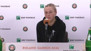 Roland-Garros 2026 - Amanda Anisimova After Parry Loss: “I Wasn’t Feeling Well Physically”