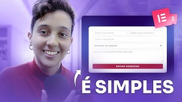 Como Criar Formulário de Contato com Elementor PRO ( + Configuração de Email )