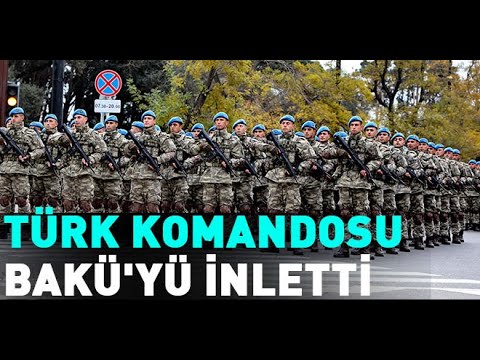 Türk Komandosu Bakü'yü inletti: Vatan sana canım feda!