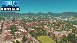 Thoughtfully Designing Medium Density Residential in Vanilla Cities Skylines!