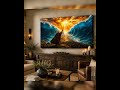 Moses Red Sea Art | Biblical Matte Canvas | Old Testament | Church Decor | Prayer Room