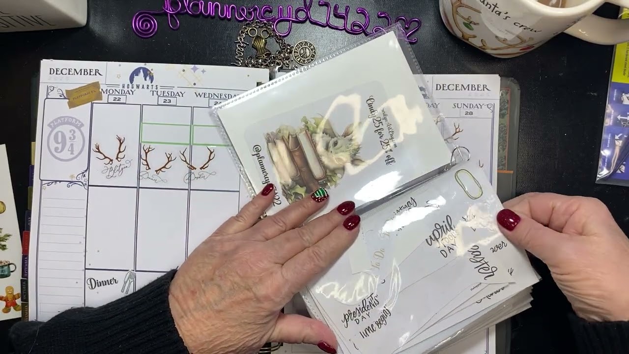 Christmas week in my Tracking Planner