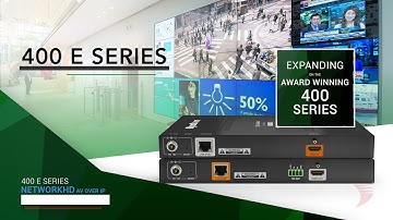 NetworkHD™ 400 E Series 4K AV over IP JPEG 2000