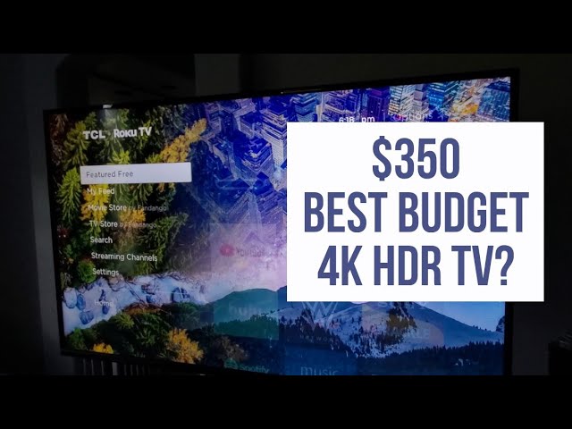  TCL Smart TV 55S421 de 55 pulgadas Clase 4 K UHD HDR