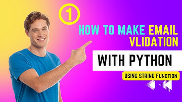 Email Validation | How to make an Email Validation Project using Python String  #python #pythoncode
