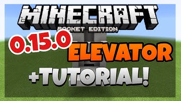 MCPE Redstone Elevator 0.15.0 ! FAST ELEVATOR | GOES UP AND DOWN