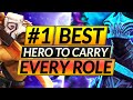 The BEST HERO of EVERY ROLE - The EASY WAY to GAIN MMR - Dota 2 Tier List Guide