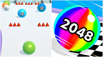 Ball Run 2048 - Gameplay New Update All Levels Android, iOS Part 29