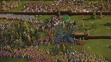 Cossacks 3 - 4P FFA  THE FINAL SIEGE | Multiplayer 4K Gameplay