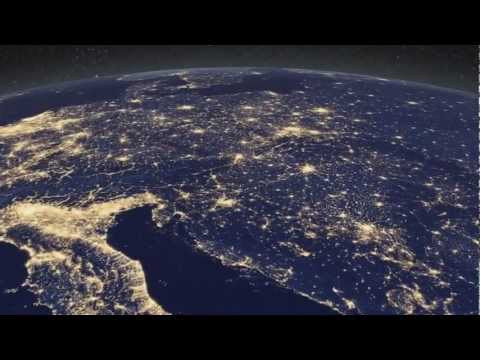 Видео: Земля ночью