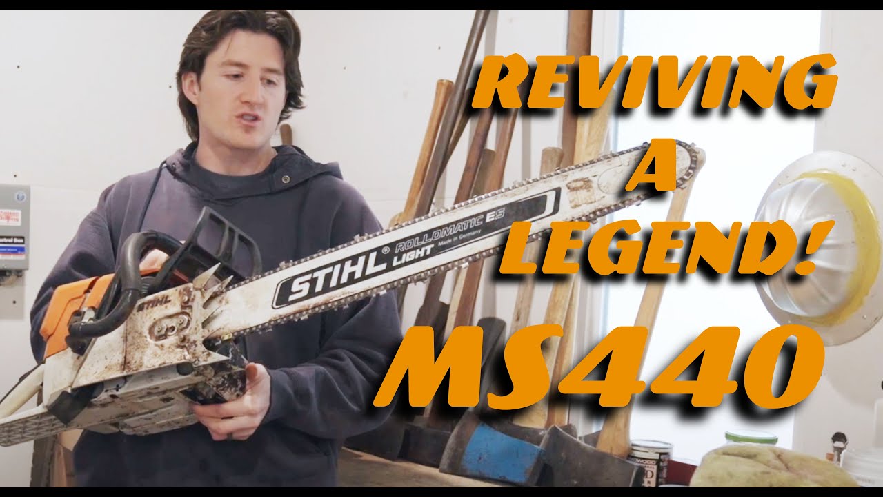 REVIVING a LEGENDARY SAW! Stihl MS440 Cleaning & Refresh - YouTube