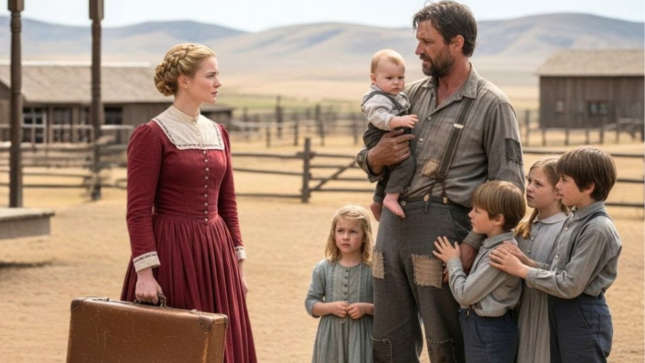 They Sent Her to a Widowed Cowboy With 5 Children — But Her First Week Shocked the Entire Valley