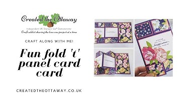 Easy fun fold ‘t ‘panel card@createdtheottaway