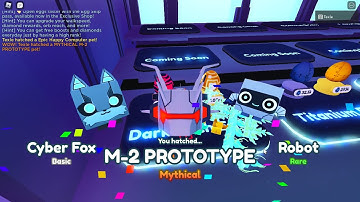 I HATCHED A MYTHICAL M-2 PROTOTYPE!!! - Pet Simulator X