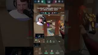 Valorant streamers react to LEV Neon UNREAL SHOT on EDG in Masters London