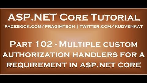 Meerdere aangepaste autorisatiehandlers voor een vereiste in ASP.NET Core