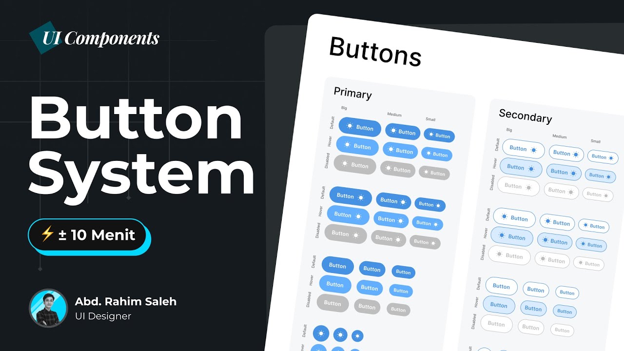 Membuat Button System Hanya Dalam Waktu Singkat, Serius ±10 Menit! - UI ...