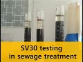 SV30 testing in sewage / 하수처리에서 SV30