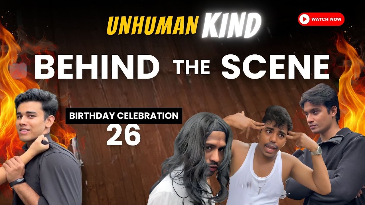 Birthday ke Din Pilaya Sabko Paani | Behind The Scene | SHINDEKINGDOM