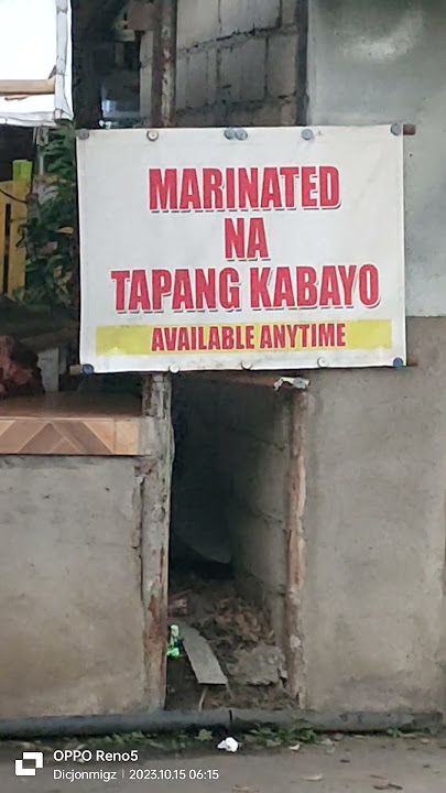 #Tapang kabayo #meat #2023