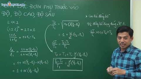 Chu kỳ của con lắc đơn phụ thuộc vào nhiệt độ, độ cao – độ sâu