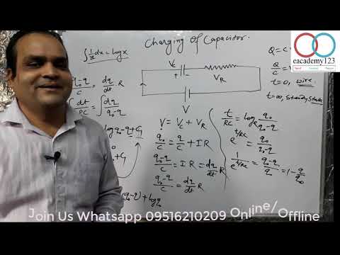 Capacitor Charging and Discharging Equation With Derivation Proof NEET ...